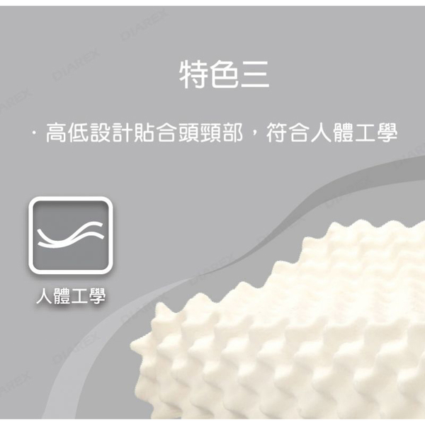 妙管家 泰舒服天然乳膠枕60x37cm(泰國原裝進口) HKLP-001 product thumbnail 5