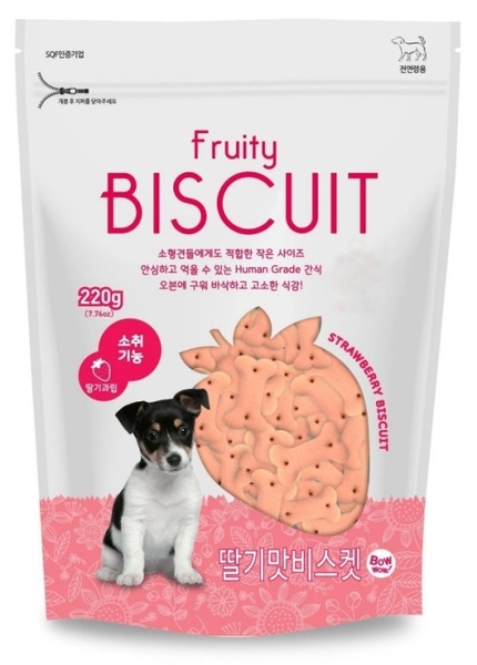 『寵喵樂旗艦店』 韓國BOWWOW《犬用潔牙餅乾系列》220g/包 五種口味可選 全齡犬零食 product thumbnail 3