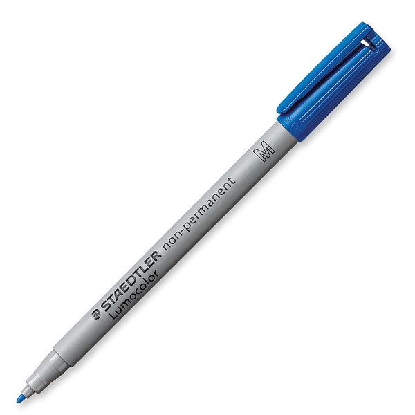 STAEDTLER 施德樓 萬用水性投影筆M-藍