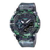 CASIO 卡西歐 手錶專賣店 GA-2200NN-1A 雙顯錶 橡膠錶帶 半透明 雜訊意象設計 防水200米 GA-2200