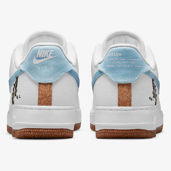 【現貨】Nike Air Force 1 '07 SE 女 休閒鞋 花卉 刺繡 軟木塞 白 藍 CZ0269-100 product thumbnail 6