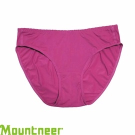 【Mountneer 山林 女透氣三角內褲 紫紅】 11K80/三角內褲/內褲/透氣內褲/排汗內褲/吸濕排汗