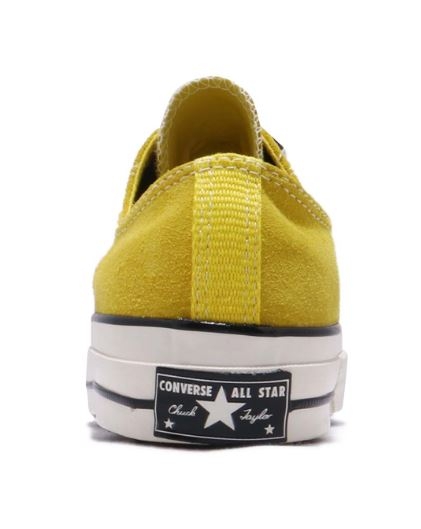 Converse 低筒休閒鞋 中性鞋 帆布鞋 黃色麂皮 ALL STAR 163760C product thumbnail 4