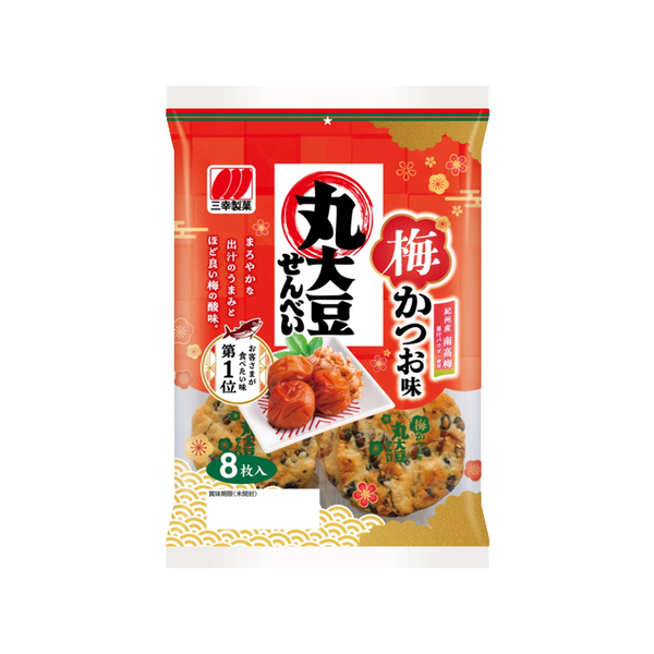 【豆嫂】日本零食 三幸製果 丸大豆仙貝(梅鰹魚) product thumbnail 2