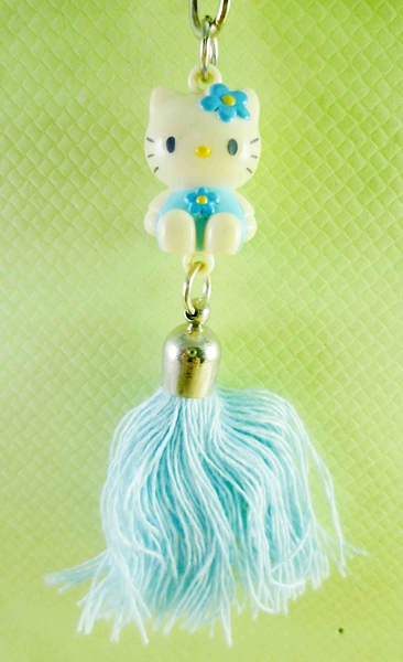 【震撼精品百貨】Hello Kitty 凱蒂貓~鎖圈-防靜電藍坐