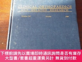 二手書博民逛書店Clinical罕見Orthopaedics and related research（Number 247 英文