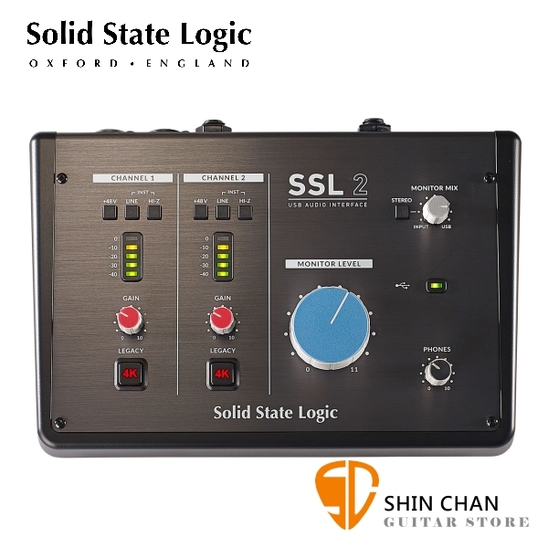 Solid State Logic SSL2 USB 2.0 錄音介面 24-bit / 192 kHz【2進/2出】