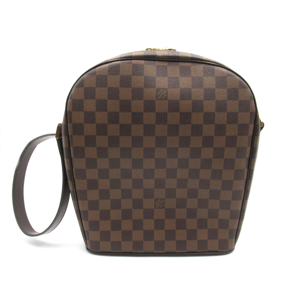 【二手名牌BRAND OFF】LOUIS VUITTON 路易威登 棕色 PVC塗層帆布 Ipanema GM 棋盤格 斜背包 product thumbnail 2