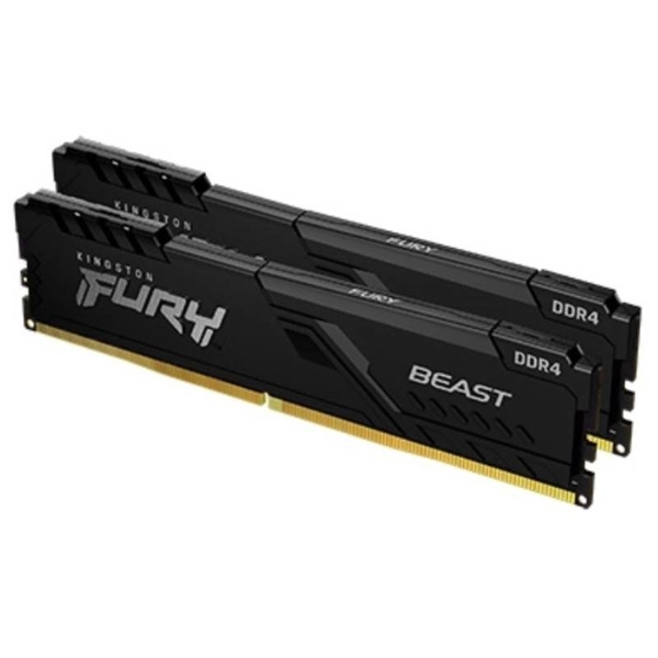 KingSton 金士頓 FURY Beast 64G 32*2 DDR4-3600 KF436C18BBK2/64 桌上型 記憶體