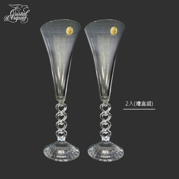 法國CRISTAL D'ARQUES Romantic 水晶玻璃杯 造型高腳杯 禮盒組 水晶含量24% product thumbnail 9