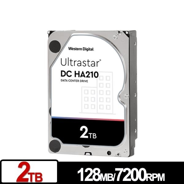WD Ultrastar DC HA210 2TB 3.5吋 SATA 企業級硬碟 HUS722T2TALA604 product thumbnail 2
