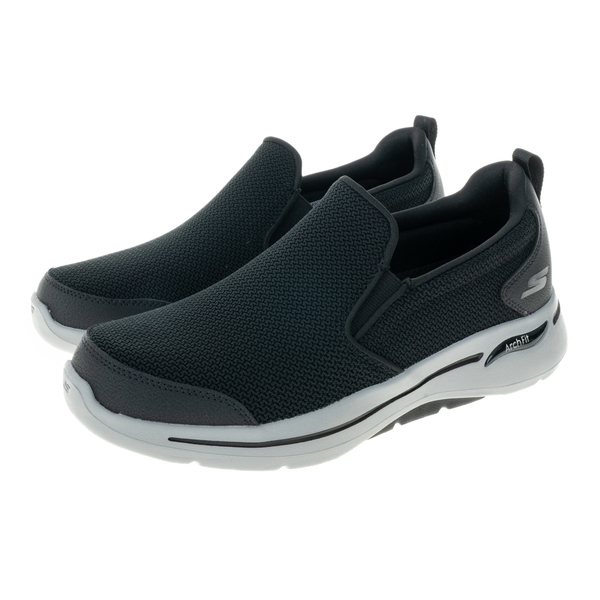 Skechers 健走鞋 Go Walk Arch Fit-Conference 男 深灰 套入式 216260BKGY 休閒鞋 product thumbnail 2