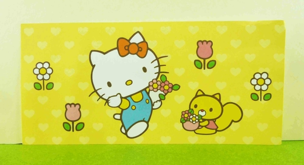 【震撼精品百貨】Hello Kitty 凱蒂貓~卡片-松鼠黃