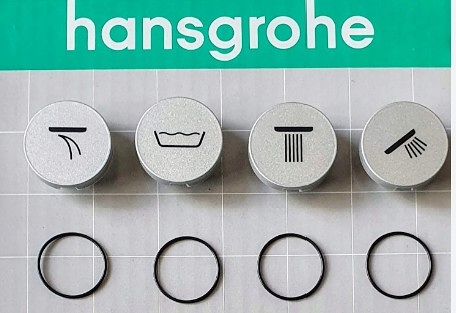 【麗室衛浴】德國 HANSGROHE 98367000 淋浴龍頭專用零件塑按鈕 開關按鍵