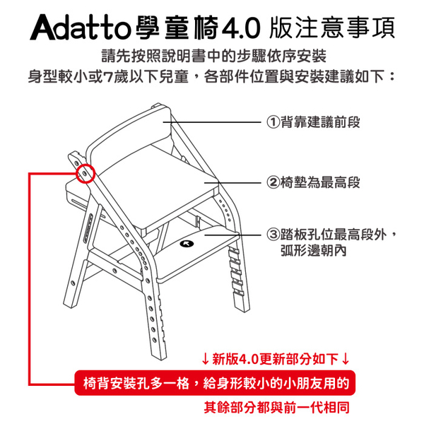 台灣 愛兒館 ilovekids ADATTO 學童椅(多款可選)2024新版 product thumbnail 2