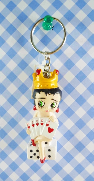 【震撼精品百貨】Betty Boop_貝蒂~鎖圈-撲克女郎 product thumbnail 2