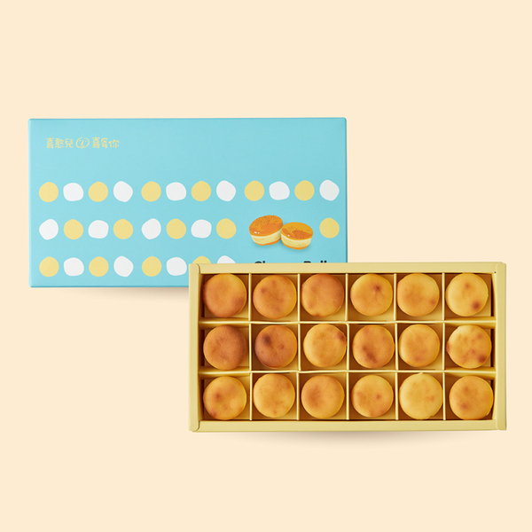 【喜憨兒】黃金乳酪球禮盒(18入)｜伴手禮 product thumbnail 3