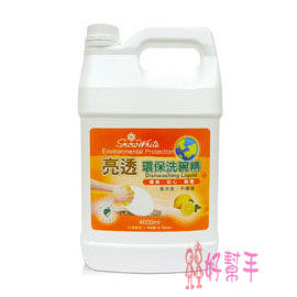 **好幫手生活雜鋪**白雪 亮透環保洗碗精4000ml *4 / 箱 -----洗碗精.清潔劑.洗衣精