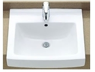 【麗室衛浴】日本INAX YL-2150FC/BW1臉盆 採用伊奈獨家防污技術 防止水垢 抗菌力強