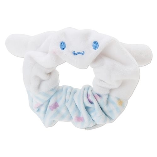 【震撼精品百貨】大耳狗_Cinnamoroll~Sanrio 大耳狗喜拿可愛大臉造型絨布髮圈(條紋)#98376