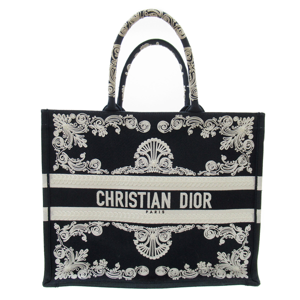 【二手名牌BRAND OFF】Dior 迪奧【再降價】藍色 編織 圖騰 Cornely Effect Book Tote 托特包 大碼