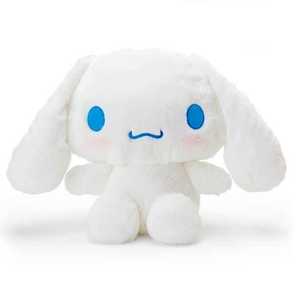 【震撼精品百貨】大耳狗_Cinnamoroll~Sanrio 大耳狗喜拿臉紅紅坐姿絨毛娃娃L#83790