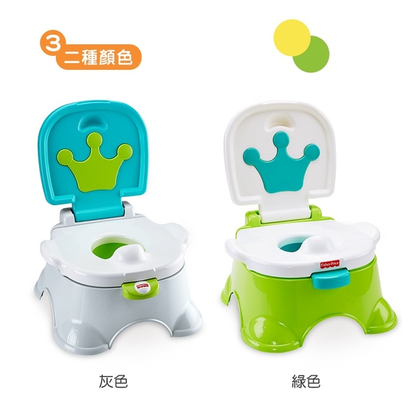 Fisher-Price 費雪國王學習便器椅凳-【六甲媽咪】