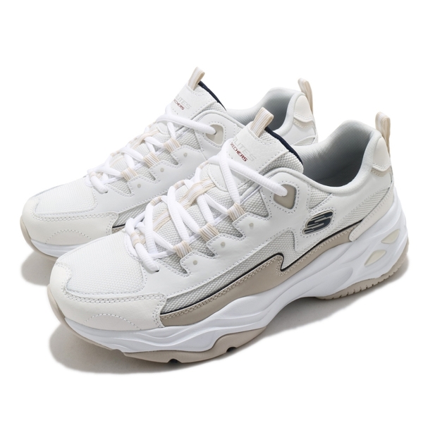 SKECHERS 男 休閒系列 D’LITES 4.0 純白閃電老爹鞋 237225OFWT product thumbnail 2