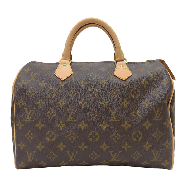 【二手名牌BRAND OFF】LOUIS VUITTON LV 路易威登 原花 PVC塗層帆布 Speedy 30 手提包 M41526