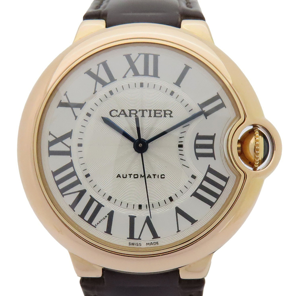 【二手名牌BRAND OFF】Cartier 卡地亞 BALLON BLEU DE CARTIER 藍氣球 18K玫瑰金 腕錶 W6920097