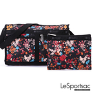 LeSportsac - Standard 雙口袋斜背包-附化妝包 (雨夜落花) 7519P E716