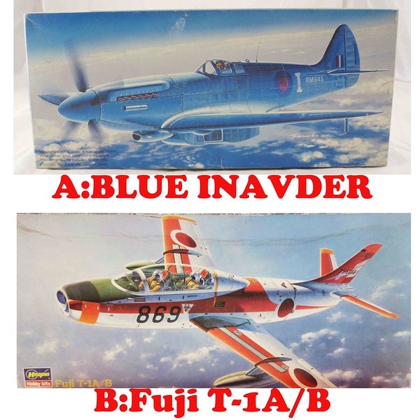 【震撼精品百貨】1/72SPITFIRE P.R.MK.19&quot;Blue lnvader&quot; / 1/72Fuji T-1A/B飛機模型【共2款】