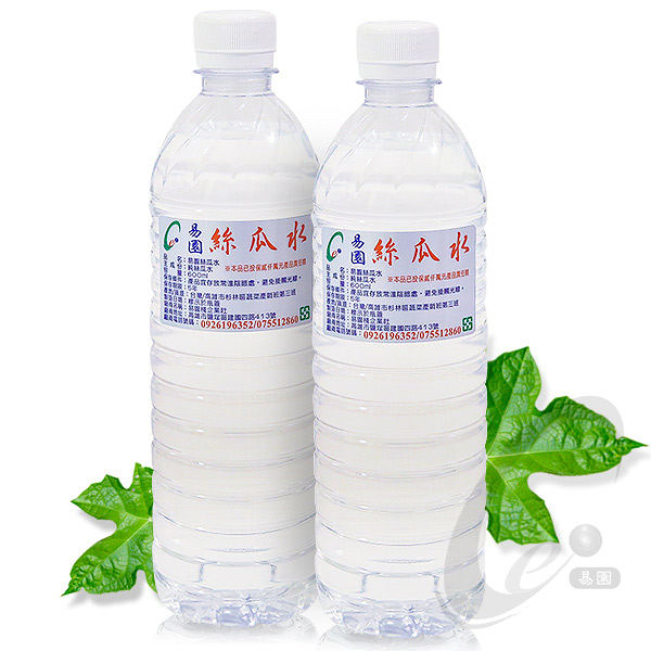 易園絲瓜水 純絲瓜水600ml X 2瓶 菜瓜水 天羅水 Yahoo奇摩超級商城