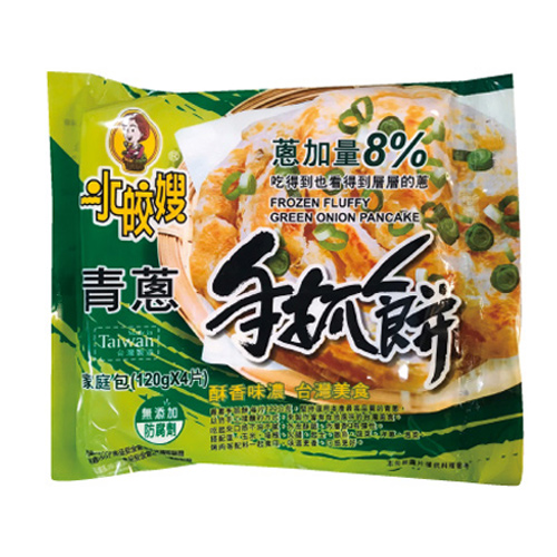 水皎嫂青蔥手抓餅480G /包【愛買冷凍】 product thumbnail 2