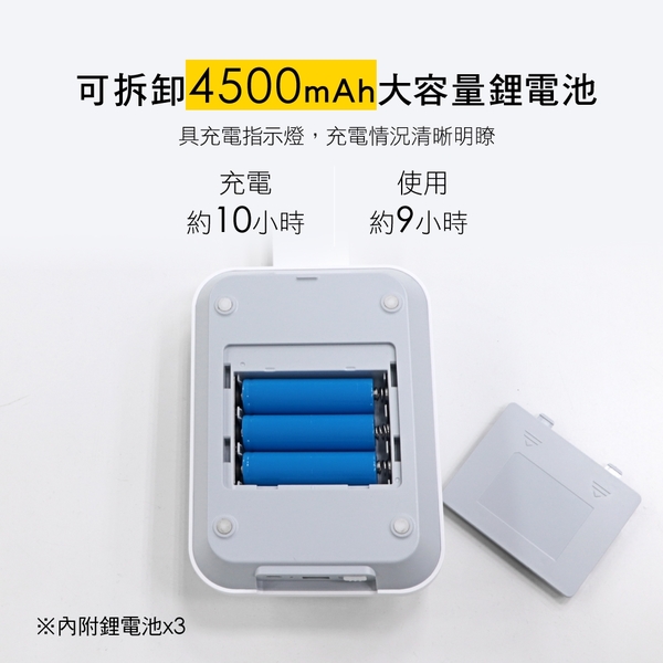 KINYO 無線摺疊LED充電檯燈4500mAh product thumbnail 6