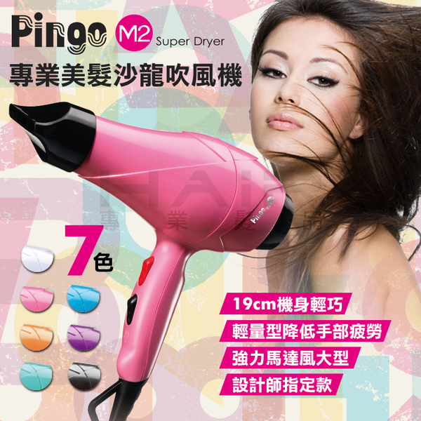 Pingo 台灣品工 專業美髮沙龍吹風機M2