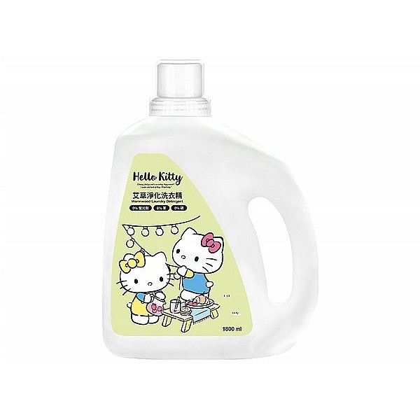 御衣坊 Hello Kitty 艾草淨化洗衣精(1800ml) 三麗鷗Sanrio授權【小三美日】DS014102