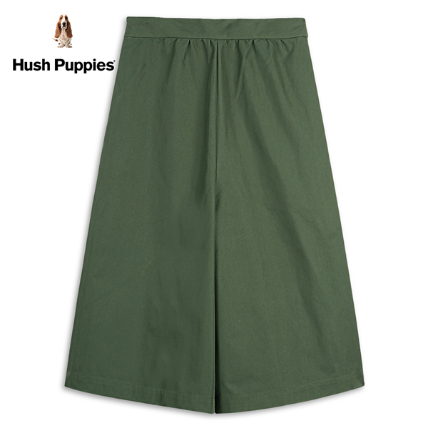 Hush Puppies 褲裙 女裝素色後鬆緊百褶寬褲裙 product thumbnail 5