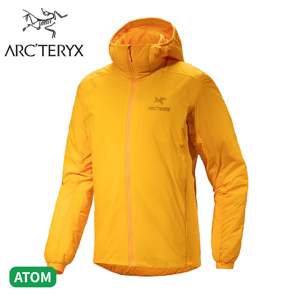 【ARC'TERYX 始祖鳥 男 Atom化纖外套(連帽)《艾斯黃》】X000007487/連帽外套/防風外套/保暖外套