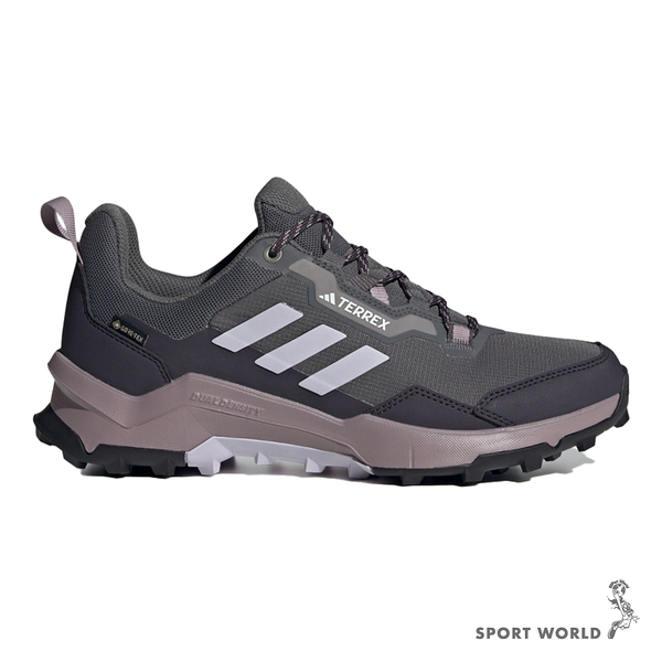 Adidas 越野鞋 登山鞋 女鞋 防水 TERREX AX4 GORE-TEX 灰【運動世界】IG6580