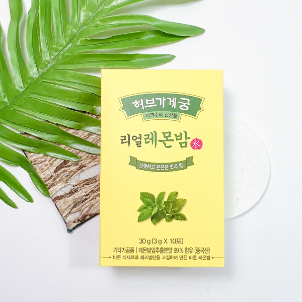 韓國 Herb Shop 解憂檸檬香蜂草茶3g*10包/盒