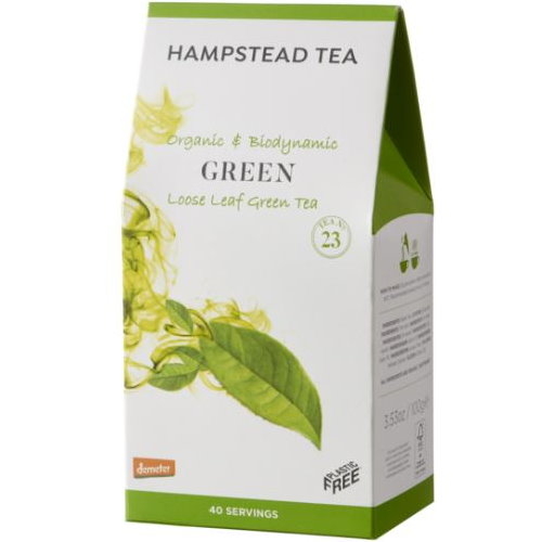 英國漢普斯敦 有機綠茶(100g)Hampstead Loose Leaf Green Tea Demeter 德米特