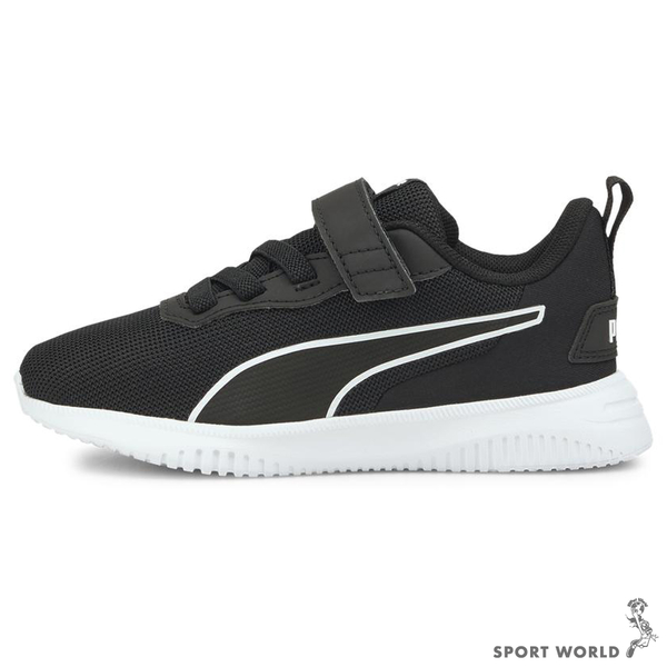 Puma Flyer Flex AC PS 童鞋 中童 慢跑 魔鬼氈 輕量 黑/藍【運動世界】37638301/37638314 product thumbnail 5