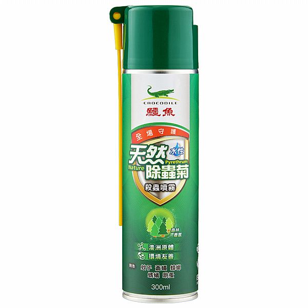 鱷魚 天然除蟲菊殺蟲噴霧(300ml)【小三美日】空運禁送 DS019302