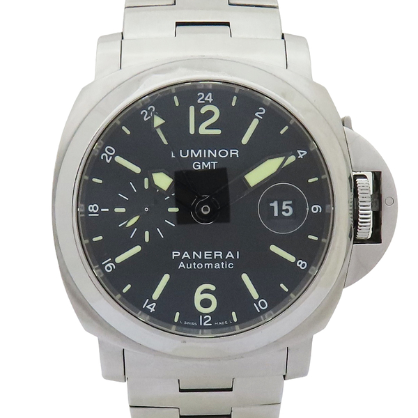 PANERAI 沛納海【激安價】LUMINOR GMT 44 雙時區 自動上鍊 腕錶 PAM00297 【二手名牌BRAND OFF】