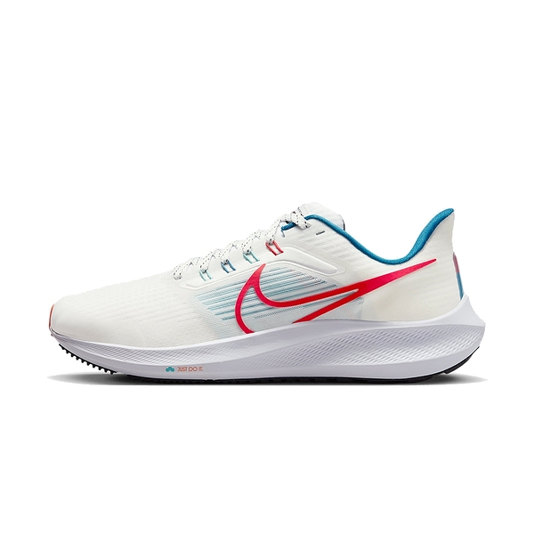 NIKE AIR ZOOM PEGASUS 39 男款 白紅藍 慢跑鞋 FD4322161【KAORACER】