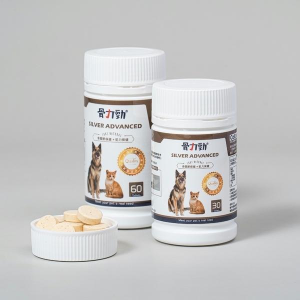 骨力勁 骨關節保健系列 SILVER ADVANCED(骨關節保健+肌力保健) 60錠 犬貓營養品 product thumbnail 2