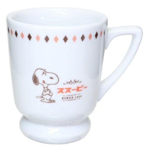 小禮堂 Snoopy 陶瓷咖啡杯 280ml (喫茶系列) 4964412-609205