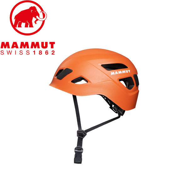 【MAMMUT 長毛象 Skywalker 3.0 Helmet 岩盔《橘》】2030-00300/頭盔/攀岩帽/安全帽/自行車