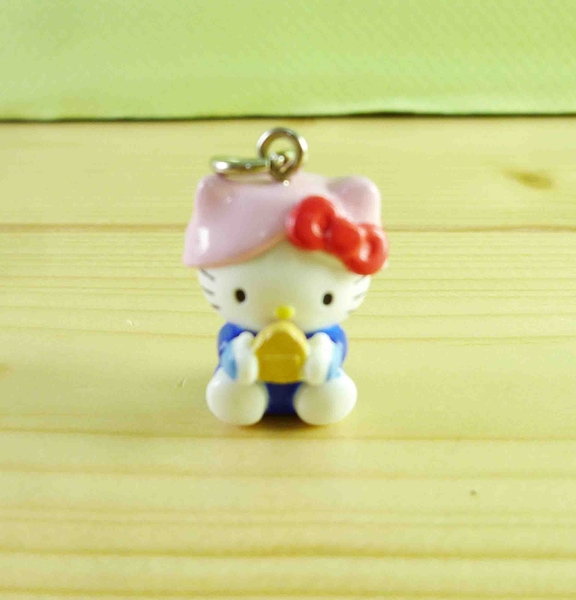 【震撼精品百貨】Hello Kitty 凱蒂貓~KITTY鎖圈-地域限定版吊飾-新瀉(粉帽)